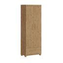 Ver imagem 1 de Guarda-roupa França 2 Portas 1 Gavetas Amêndoa