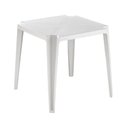 Ver imagem 1 de Mesa Plástica Empilhável Bar Branca 70x70x71 Cm Pisani