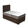 Cama Box Baú + Cabeceira Cassis e Colchão Solteiro Ortobom Light D23 88cm - 1