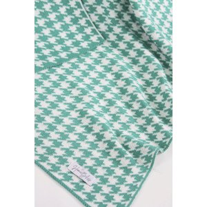 Manta Tricô Xadrez Carlan