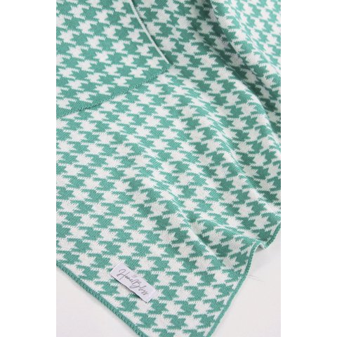 Manta Tricô Xadrez Carlan