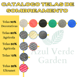 Tela Sombrite Lona Sombra Solar 80% 3x6 Bainha Ilhós Fortes - 6