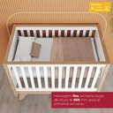 Ver mais imagens de Berço Mini Cama 3 em 1 Branco/Jequitibá HP Noah