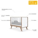 Ver imagem 6 de Berço Mini Cama 3 em 1 Branco/Jequitibá HP Noah