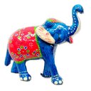 Ver imagem 2 de Elefante Indiano 15 Cm Pintado Loja da Índia Elefante de Laka Feito na Índia