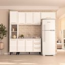 Ver imagem 1 de Cozinha Compacta 250078 4 Peças Amara Branco Politorno Móveis