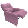 Poltrona do Papai e Mamae Reclinável Classic Moderna Rosa - 1