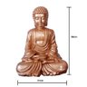Escultura Buda Em Gesso Maciço Tamanho Grande 39cm, 7kg, decoração Zen - 4