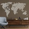 Adesivo de Parede Mapa-Múndi  Riscos Brancos-Extra Grande 68x133 - 1