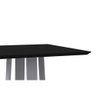 Mesa de Jantar Valencia 1350x1350 Off White/preto - Ceval - 3