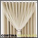Ver imagem 6 de cortina blackout Fiori 5,50 x 2,70 de varão c/ ilhios palha
