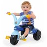 Triciclo Infantil em Plástico com Tração Dianteira e Adesivos de Fokinha Xalingo Azul - 2