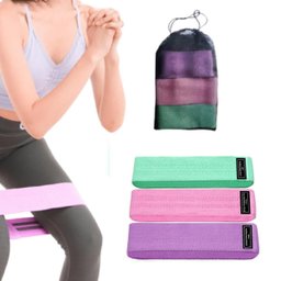 Kit 8 Elásticos Faixas Para Exercícios Yoga Pilates Treino - 2
