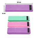 Ver imagem 4 de Kit 8 Elásticos Faixas Para Exercícios Yoga Pilates Treino