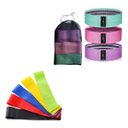 Ver imagem 3 de Kit 8 Elásticos Faixas Para Exercícios Yoga Pilates Treino