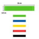 Ver imagem 5 de Kit 8 Elásticos Faixas Para Exercícios Yoga Pilates Treino