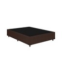 Ver imagem 3 de Base Box Casal 138x188 Blindado Corino Marrom