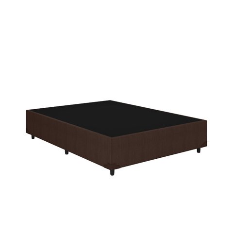 Base Box Casal 138x188 Blindado Corino Marrom