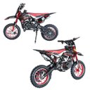 Ver imagem 6 de Mini Moto Infantil Partida Elétrica Gasolina 2t 49cc Cross Trilha Off Road Vermelha Iwmv002 Vm