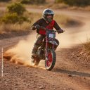 Ver imagem 5 de Mini Moto Infantil Partida Elétrica Gasolina 2t 49cc Cross Trilha Off Road Vermelha Iwmv002 Vm