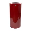 Ver imagem 1 de Vaso Decorativo Cilindro Vermelho Lira 89x34x34 cm - D'Rossi