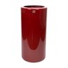 Vaso Decorativo Cilindro Vermelho Lira 89x34x34 cm - D'Rossi - 1