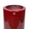 Vaso Decorativo Cilindro Vermelho Lira 89x34x34 cm - D'Rossi - 4