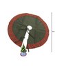 Saia de Arvore verde com Borda Xadrez - 60cm - 1