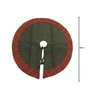Saia de Arvore verde com Borda Xadrez - 60cm - 2