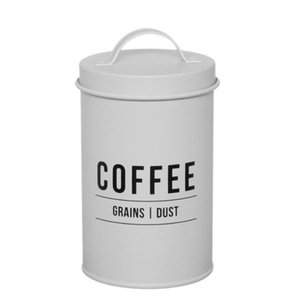 Pote Lata Café Manhattan Aço Branco 1,2l - Hauskraft