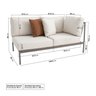 Conjunto Jardim e Varanda 2 Chaise 1 Sofá 1 Puff 1 Mesinha Refúgio CabeCasa MadeiraOriginals - 3