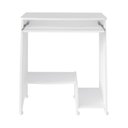 Ver imagem 7 de Conjunto 2 Peças com Escrivaninha com Tampo Portátil e Estante 5 Prateleiras Branco 100% MDF
