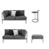 Conjunto Jardim e Varanda 2 Chaise 1 Puff 1 Mesinha Refúgio CabeCasa MadeiraOriginals - 10