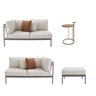 Conjunto Jardim e Varanda 2 Chaise 1 Puff 1 Mesinha Refúgio CabeCasa MadeiraOriginals - 11