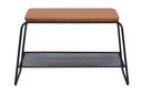 Ver imagem 2 de Mesa Lateral Letti Banco Sapateira Industrial Elegante Preto