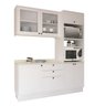 Cozinha Compacta com Vidro 3 Peças 6 Portas 3 Gavetas Sevilha - 2