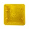 Kit 10 Caixa de Luz 4x4 Reforçada para Tomada e Interruptor Ilumi Cor:amarelo - 4