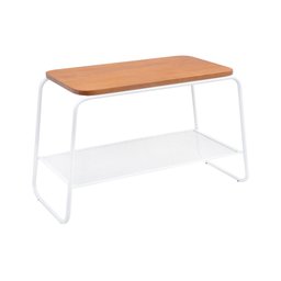 Mesa Lateral Letti Banco Sapateira Industrial Elegante - 1