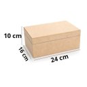 Ver imagem 4 de Porta Joia e Biju com 02 Bandejas Flocado em Preto Josely Flocados