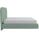 Ver mais imagens de Cama Queen Flutuante com Cabeceira 160cm Aura W01 Linho Verde Menta - Lyam Decor