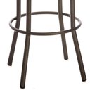Ver imagem 4 de Kit 2 Banquetas Giratória Anm6676b Parafuso Anima Office em Metal Base Fixo Assento Giratório