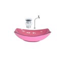 Ver imagem 1 de Cuba de Vidro Oval Chanfrada 46cm + Valvula Click + Torneira Metal