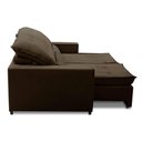Ver imagem 5 de Sofa Retratil Reclinavel 2 Lugares 1,90m Atlantis Veludo Marrom Lansofbr