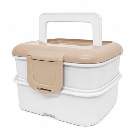 Kit 2 Marmita Dupla Pote Empilhavel Organizador Lunch Box Cozinha Multiuso Tampa Alca Transporte Ref