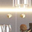 Ver imagem 7 de Cristaleira Adhalia Decorativa com Espelho, Iluminação Led, Vidro 4mm, Gavetas Telescópicas Mdf