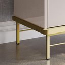 Ver imagem 6 de Cristaleira Adhalia Decorativa com Espelho, Iluminação Led, Vidro 4mm, Gavetas Telescópicas Mdf