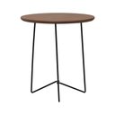Ver imagem 4 de Mesa Lateral Gabi Ø420x455 Preto/Amêndoa