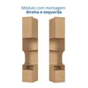 Ver imagem 4 de Módulo Mesa de Cabeceira 1 Porta Elegance Marrom