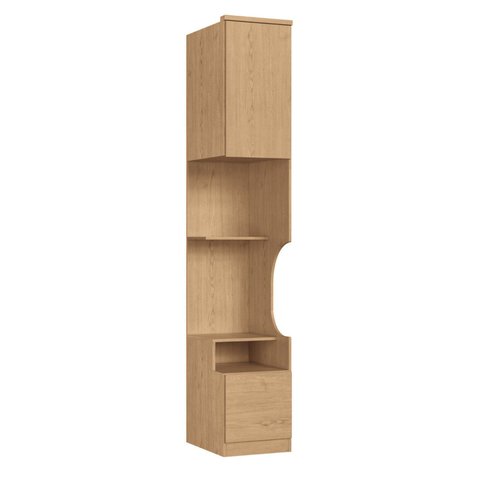 Módulo Mesa de Cabeceira 1 Porta Elegance Marrom