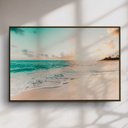 Ver imagem 1 de Quadro Decorativo Nascer do Sol Praia